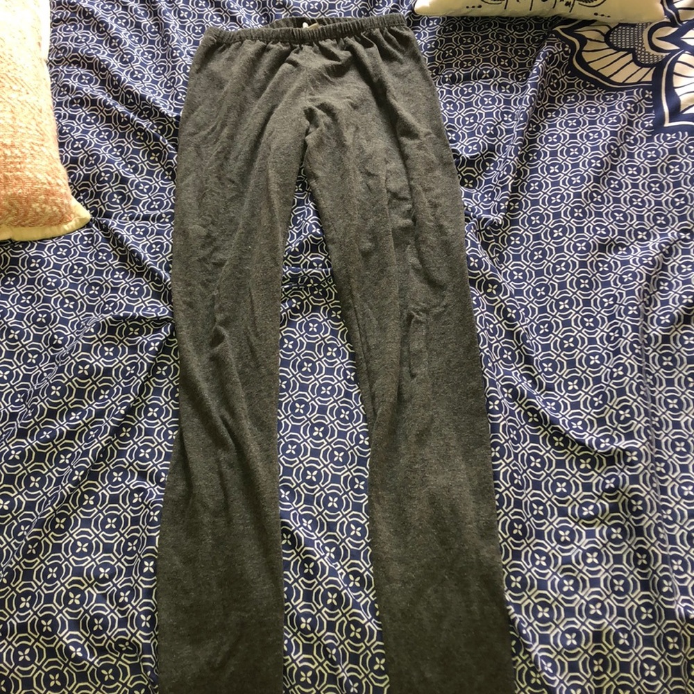 grey cotton leggings